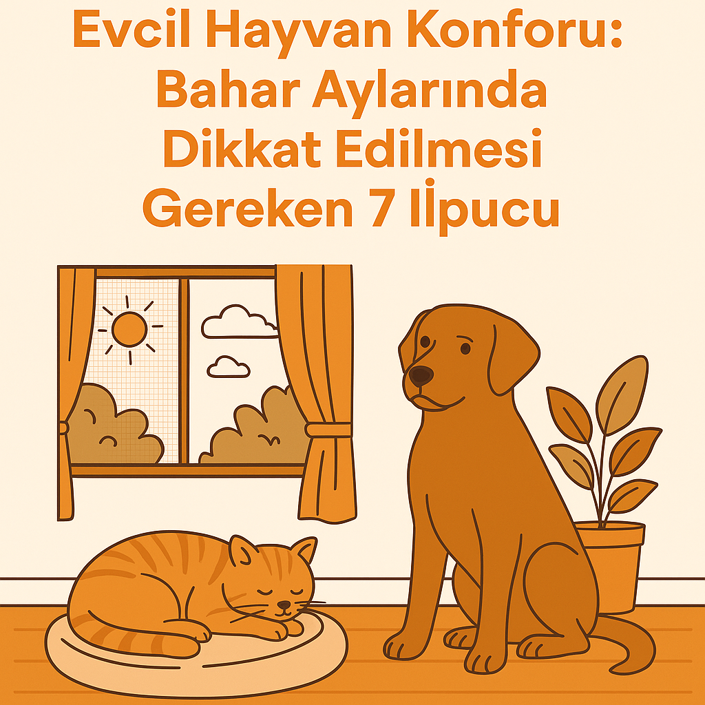 Ev Ortamında Evcil Hayvan Konforu: Bahar Aylarında Dikkat Edilmesi Gereken 7 İpucu