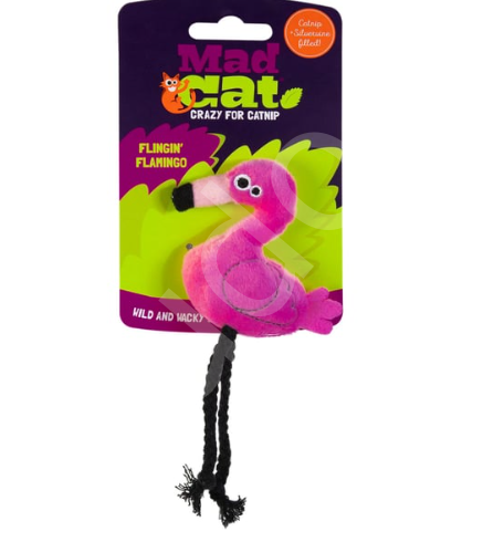 Mad Cat Flingin Flamingo Kedi Otlu ve Matatabili Kedi Oyuncağı