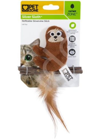 Pet Zone Sloth Kedi Otlu ve Matatabi Çubuklu Kedi Oyuncağı