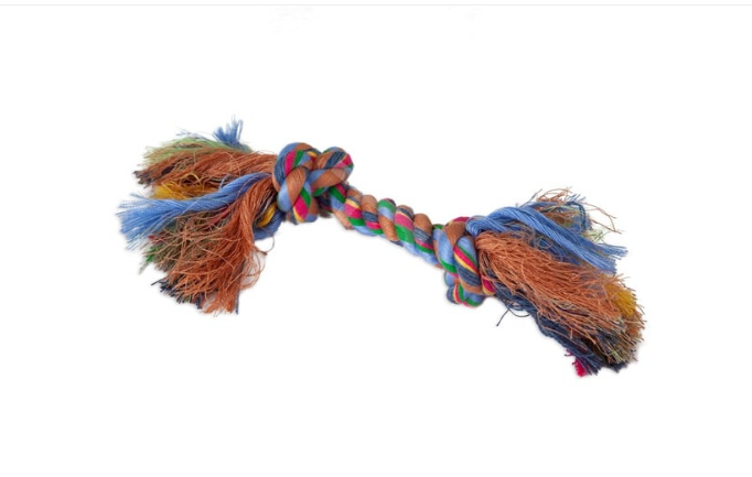 Booda İki Düğümlü Köpek Çekiştirme Halatı (Küçük)