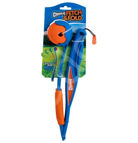 Chuckit! Fetch & Fold Katlanabilir Top Fırlatıcı (Fetch Ball Hediyeli)