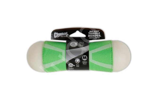 Chuckit! Tumble Bumper Max Glow Gece Parlayan Köpek Oyuncağı (Orta Boy)
