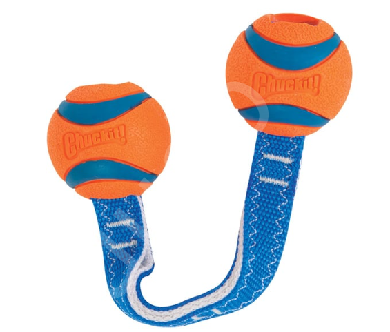 Chuckit! Ultra Duo Tug 2'li Köpek Çekiştirme Topu (Küçük Boy)