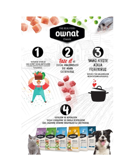 Ownat 1,5 kg Light Yetişkin Tavuklu Kedi Maması
