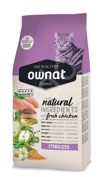 Ownat 15 kg Sterilised Tavuklu Kedi Maması