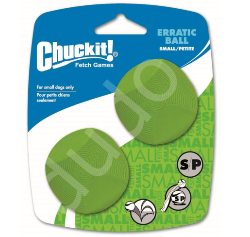 Chuckit! Erratic Ball 2'li Köpek Oyun Topu (Küçük Boy)