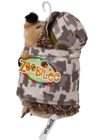 Zoobilee Heggies Asker Kirpi Peluş Köpek Oyuncağı (Sesli)