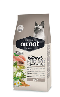 Ownat 4 kg Light Yetişkin Tavuklu Kedi Maması