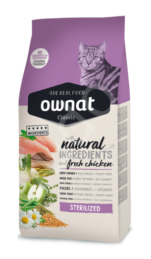 Ownat 1,5 kg Sterilised Tavuklu Kedi Maması