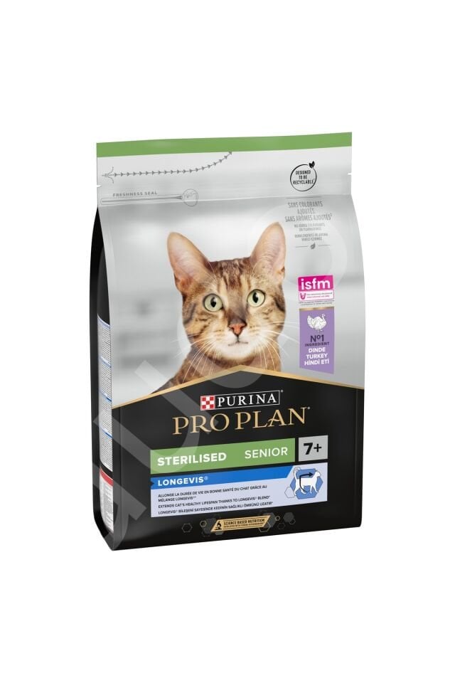 Pro Plan +7 Sterilised Hindili Ve Tavuklu Kedi Maması - 3 Kg