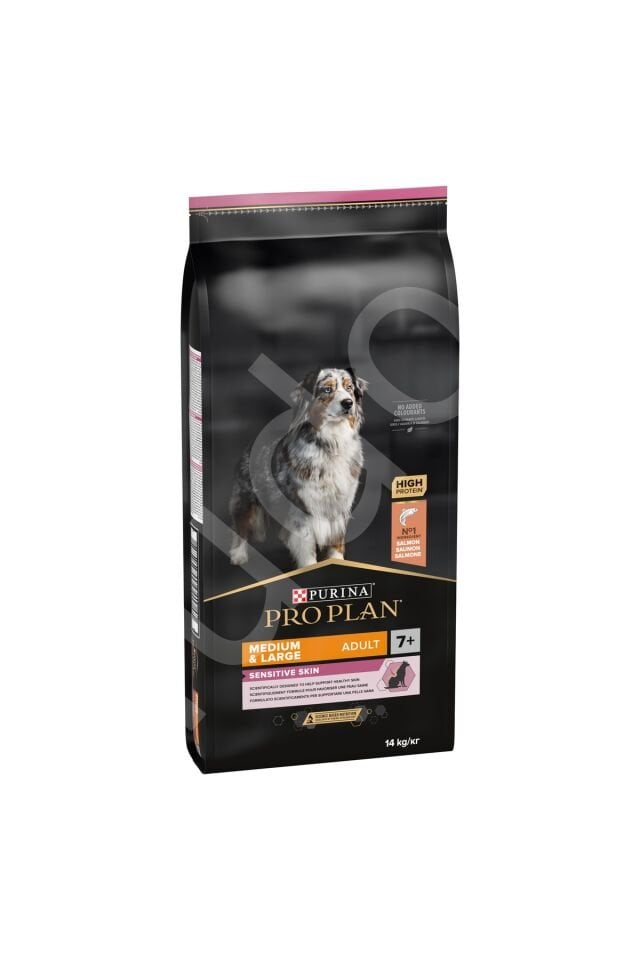 Pro Plan Medium +7 Sensitive Somonlu Köpek Maması - 14Kg