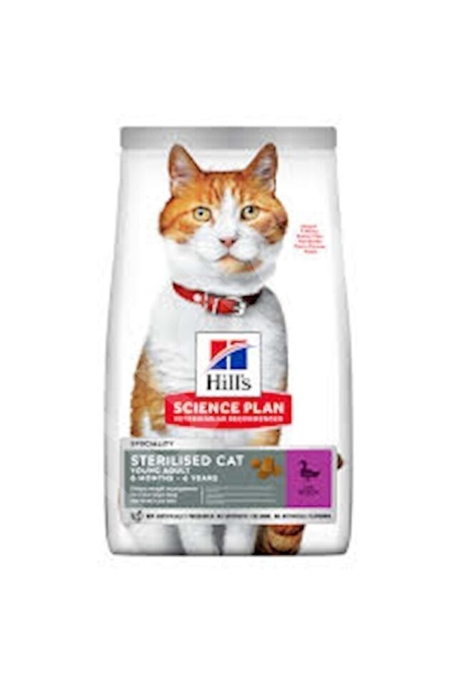 Hill's SP Ördekli Kısırlaştırılmış Yetişkin Kedi Maması 3KG