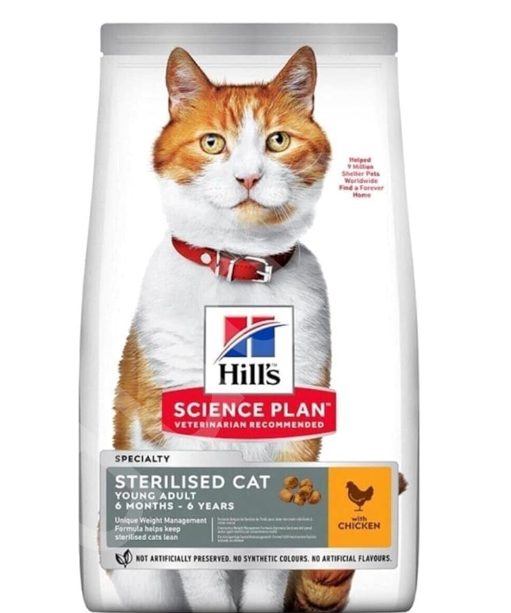 Hill's SP Tavuklu Kısırlaştırılmış Yetişkin Kedi Maması 3KG