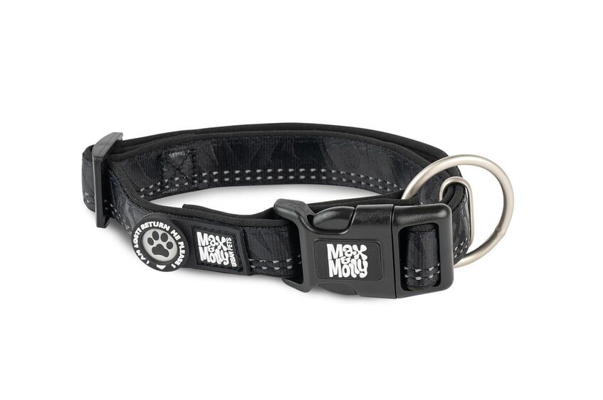 Matrix 2.0 Akıllı Künyeli Köpek Boyun Tasması - Siyah