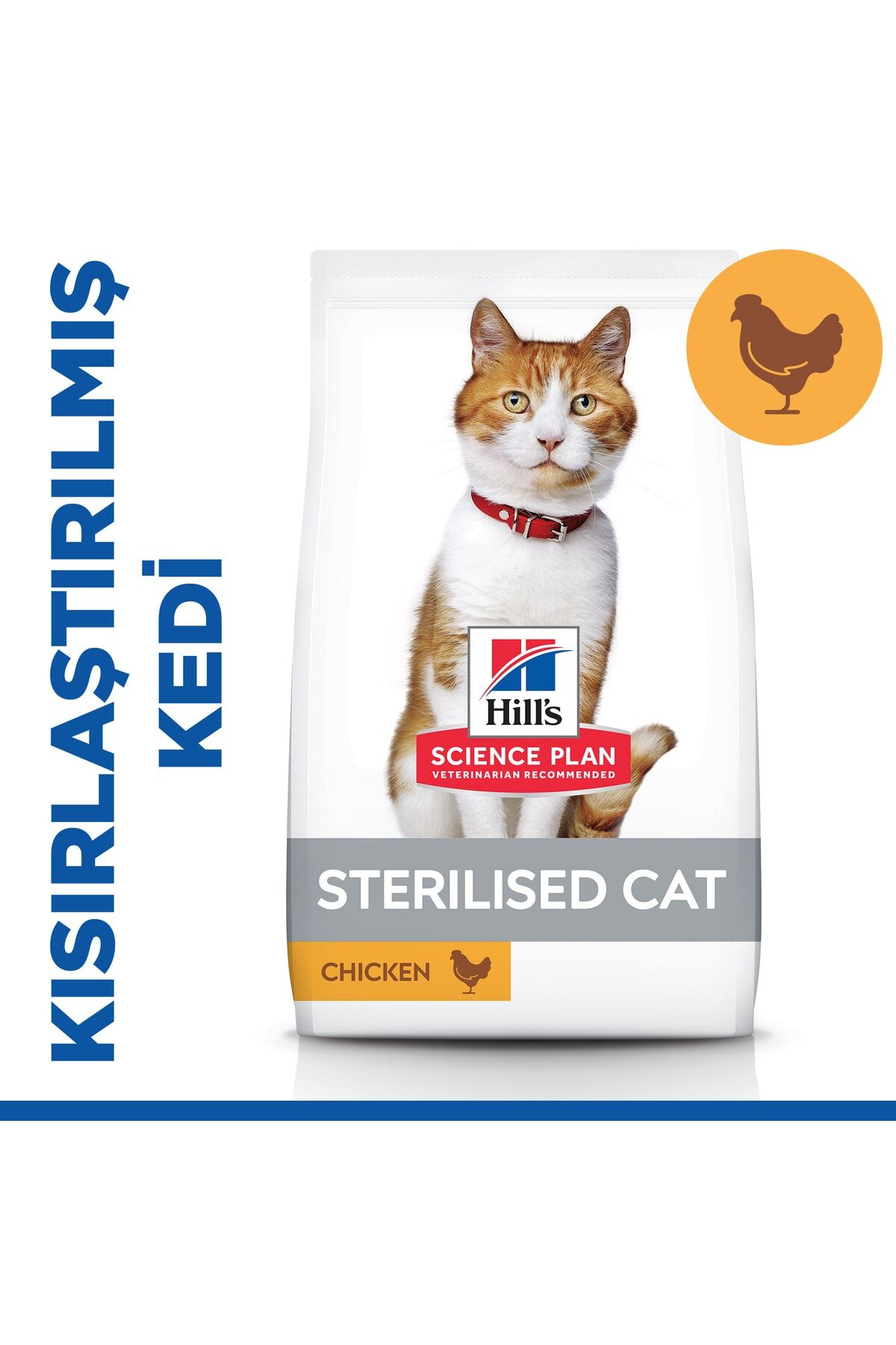 Hill's SP Tavuklu Kısırlaştırılmış Yetişkin Kedi Maması 8+2KG