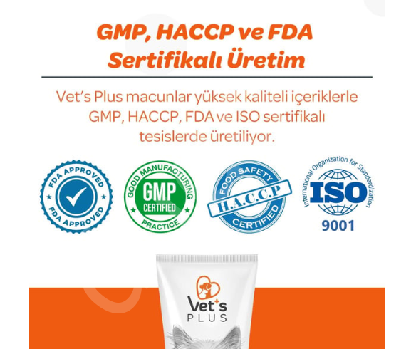 Vet's Plus Multi-Vitamin Taurinli Malt Kedi Macunu 100gr
