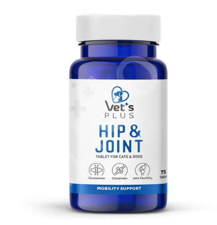 Vet's Plus Glucosamine Kedi ve Köpek İçin Eklem Sağlığı Güçlendirici Tablet (75'li)
