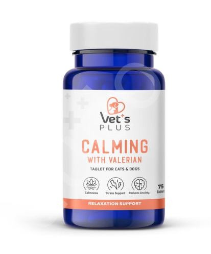 Vet's Plus Calming Kedi ve Köpek İçin Sakinleştirici Tablet (75'li)