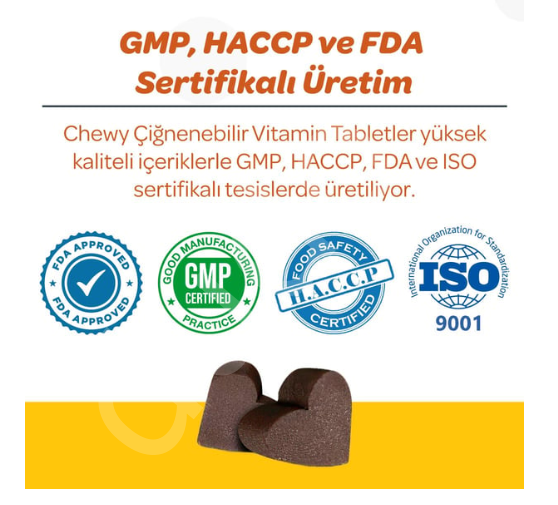Vet's Plus Immune Kedi ve Köpekler İçin Bağışıklık Sistemi Destekleyici Çiğnenebilir Tablet (60'lı)