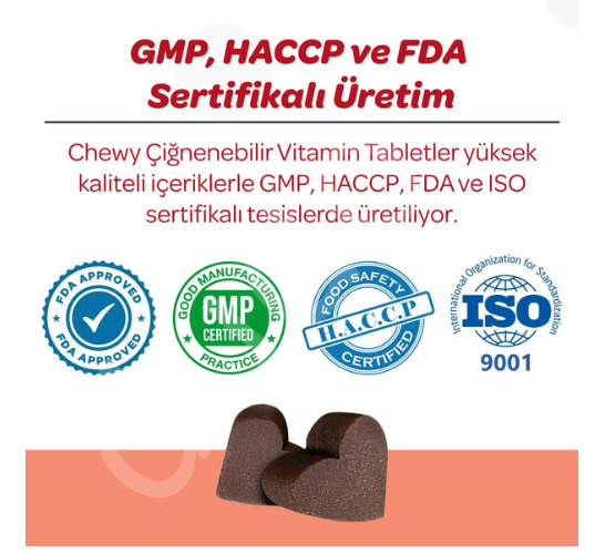 Vet's Plus Calming Kedi ve Köpekler İçin Sakinleştirici Çiğnenebilir Tablet (60'lı)