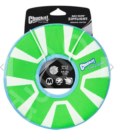 Chuckit! Zipflight Max Glow Gece Parlayan Frizbi (Orta Boy)