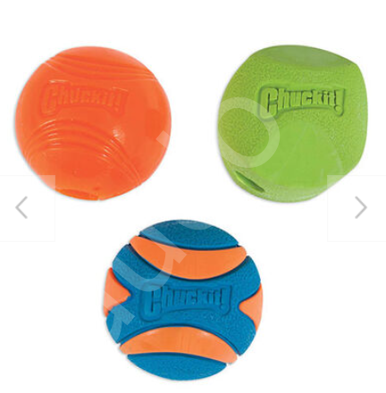 Chuckit! Fetch Medley (Gen 2) 3'lü Köpek Oyun Topu (Orta Boy)