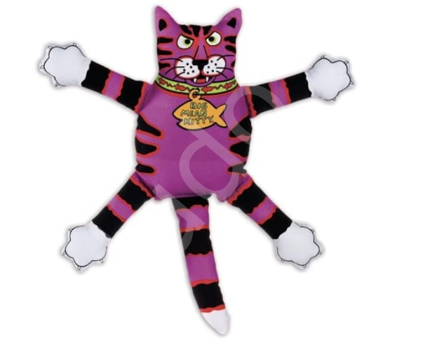Fat Cat Scaries Dayanıklı Kanvas Kumaştan Sesli Köpek Oyuncağı