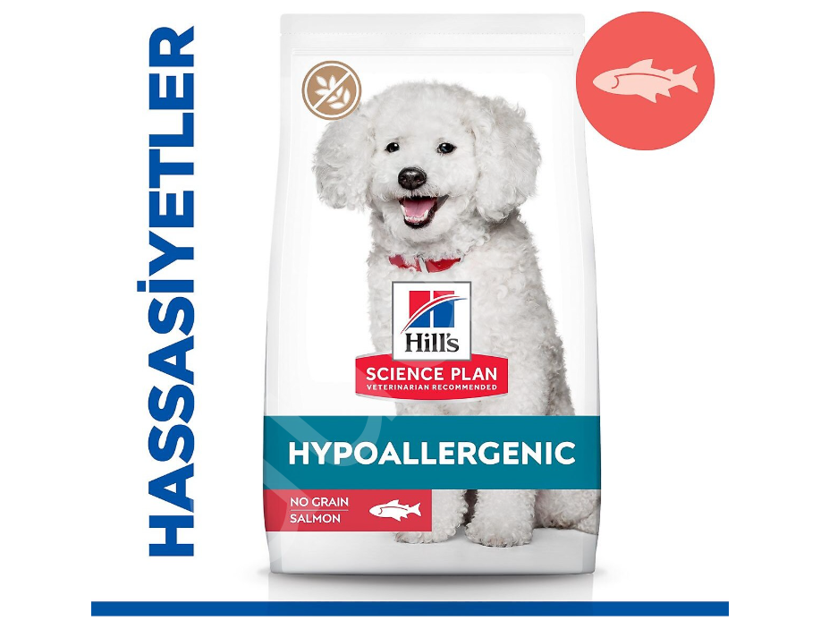 Hill's SP Hipoalerjenik Somonlu Orta Irk Yetişkin Köpek Maması 10+2KG