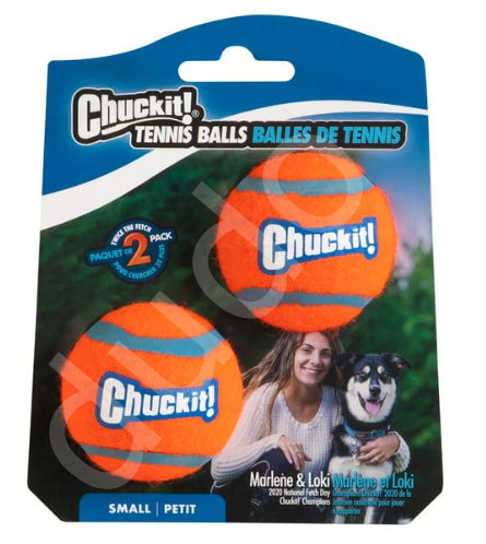 Chuckit! 2'li Köpek Tenis Oyun Topu (Orta Boy)