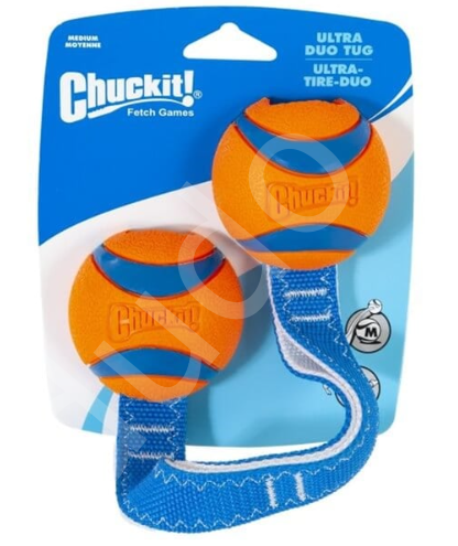 Chuckit! Ultra Duo Tug 2'li Köpek Çekiştirme Topu (Orta Boy)