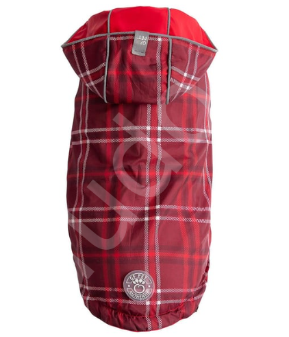 GF PET Çift Taraflı Köpek Yağmurluğu - Kırmızı-4XL