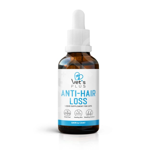 Vet's Plus Anti-Hair Loss Kediler İçin Tüy Dökülmesi Önleyici Plus+B Damla 50ml