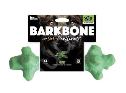 BarkBone Natural Nane Aromalı Bitmeyen Bitmeyen Köpek Çiğneme Kemiği (XL Boy)