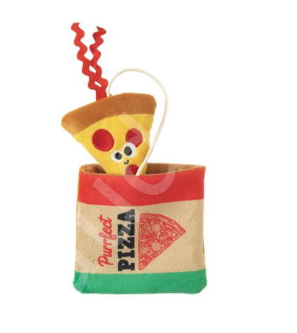 Mad Cat Purrfect Pizza Kedi Otlu ve Matatabili 2'li Kedi Oyuncağı