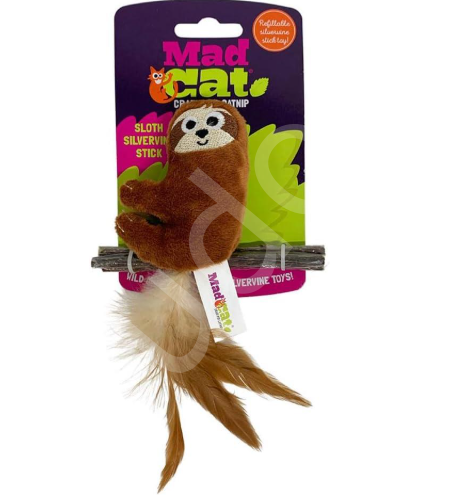 Mad Cat Sloth Kedi Otu ve Matatabi Çubuklu Kedi Oyuncağı
