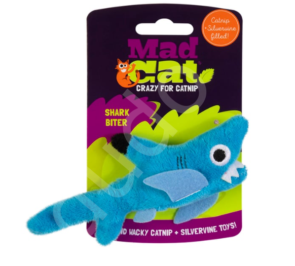 Mad Cat Shark Biter Kedi Otlu ve Matatabili Kedi Oyuncağı