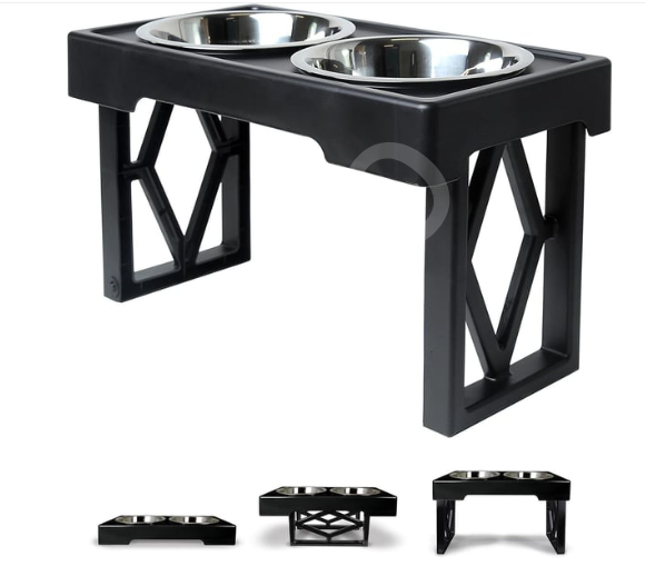 Pet Zone OurPets Barking Bistro Ayarlanabilir Yükseklikli 2 x 1.75 lt Mama ve Su Kabı