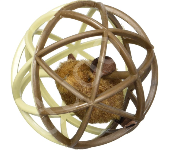 Pet Zone Ball of Furry İnteraktif Kedi Otlu  Sesli Kedi Oyuncağı