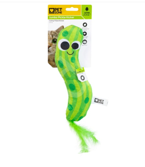 Pet Zone Jumbo Pickle Kicker Kedi Otlu Kedi Oyuncağı