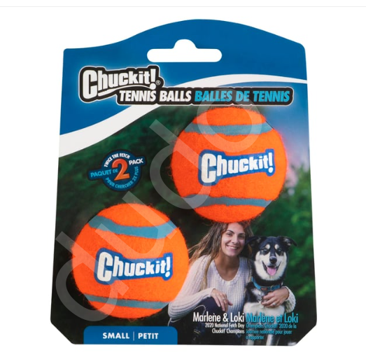 Chuckit! Sesli 2'li Tenis Köpek Oyun Topu (Küçük Boy)