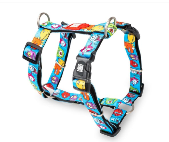 Max & Molly Little Monsters Köpek Göğüs Tasması-XS