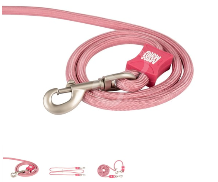 Matrix 2.0 Rope Leash Çok Fonksiyonlu Köpek Gezdirme Kayışı - Rose