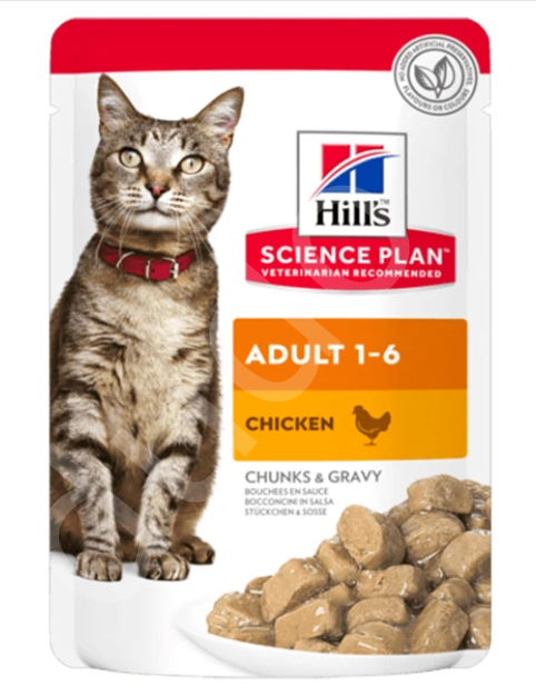 HILL'S YETİŞKİN TAVUKLU POUCH KEDİ MAMASI - 85 GR.