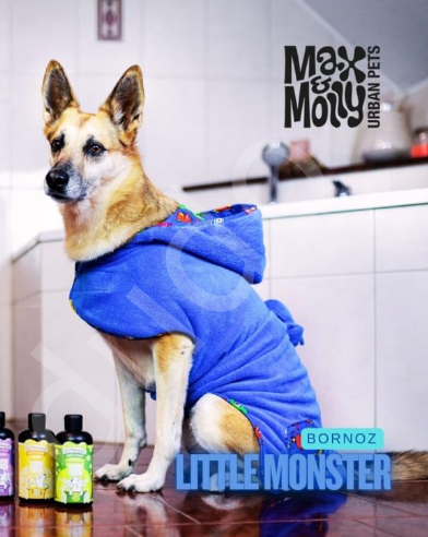 Max & Molly Little Monster Köpek Bornozu