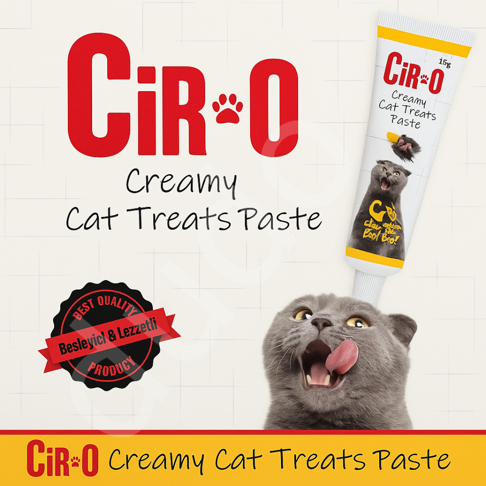 CiR-O Kedi Ödül Maması 30g – Tavuk ve Ton Balıklı Krem Lezzet