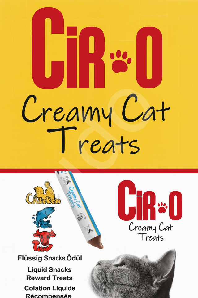 CiR-O Balıklı Sıvı Kedi Ödül Maması 30'lu Kutu (30 x 15 g)
