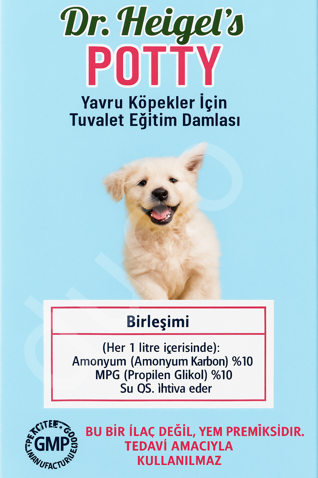 Dr. Heigel’s Potty – Yavru Köpekler İçin Tuvalet Eğitimi Damlası | Koku ile Alıştırma Damlalığı (30 ml)