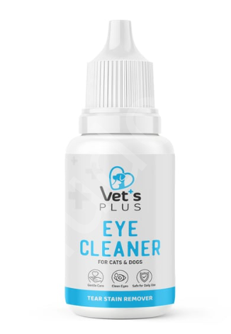 Vet's Plus Kedi ve Köpekler için Gözyaşı Lekesi Temizleme Solüsyonu 50ml